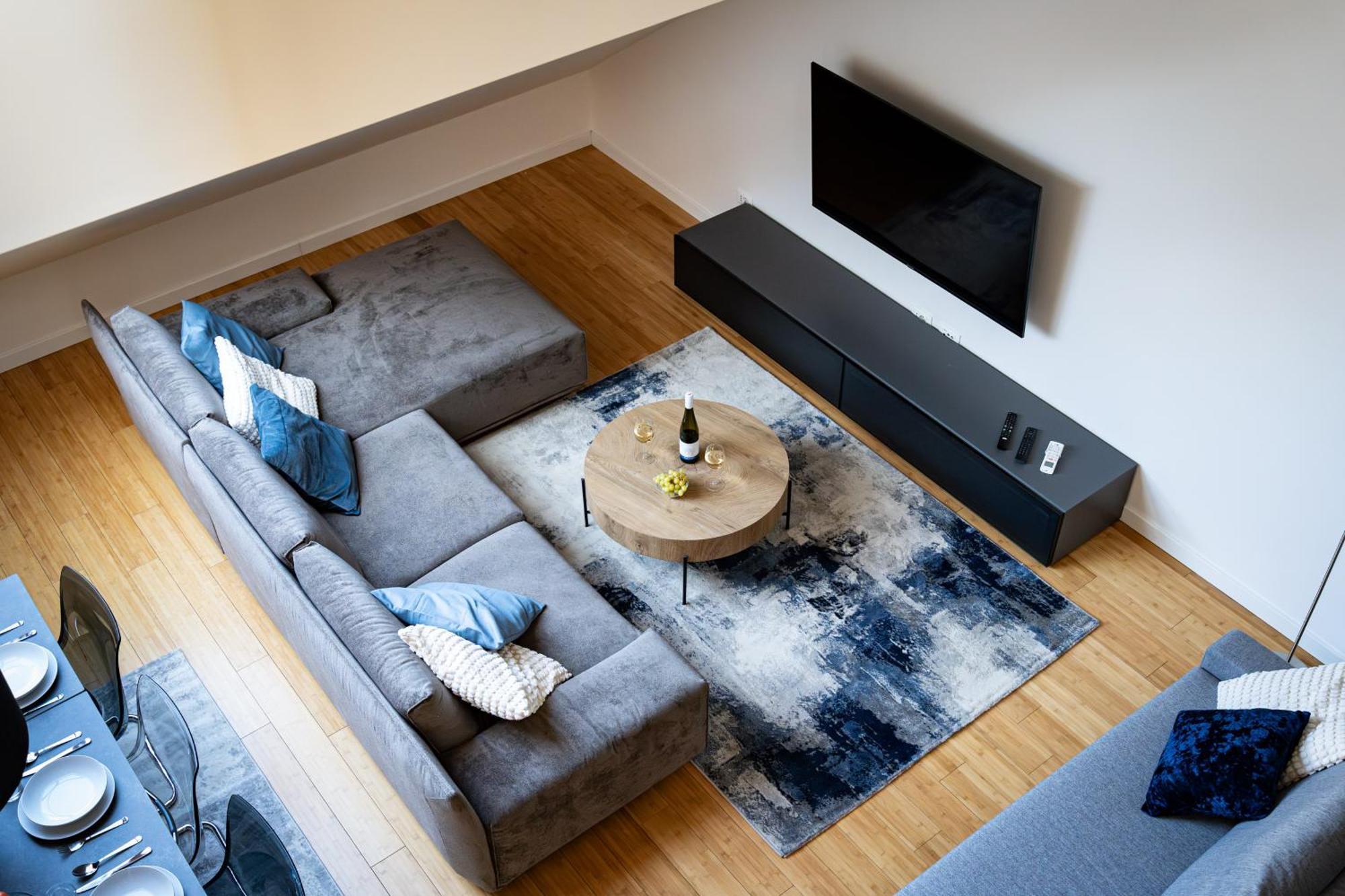Two-Level Apart With A Terrace Near The Vltava River Prag Exterior foto